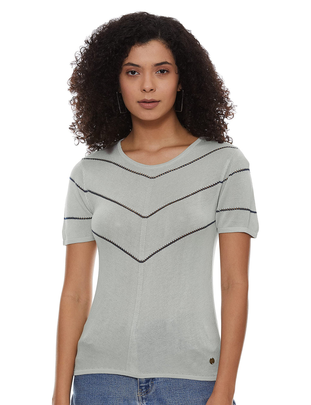 Pepe Jeans WomenS Synthetic Pullover (Pl701508_Grey_Medium)