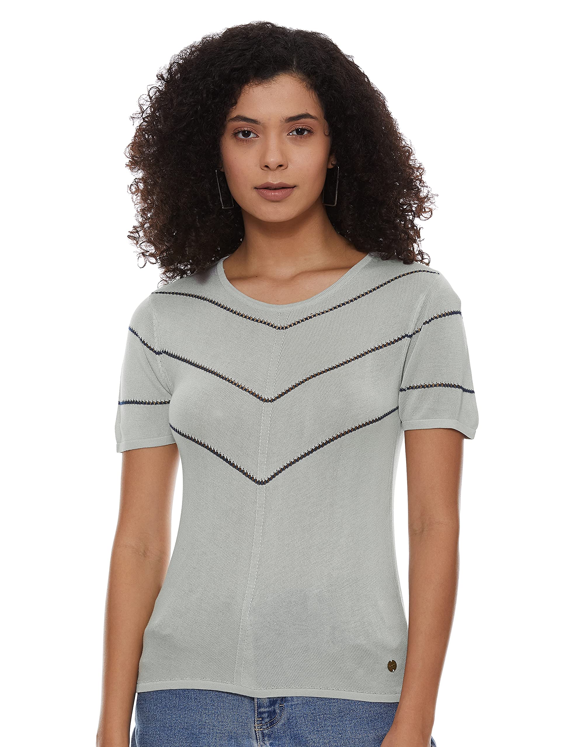 Pepe Jeans WomenS Synthetic Pullover (Pl701508_Grey_Medium)
