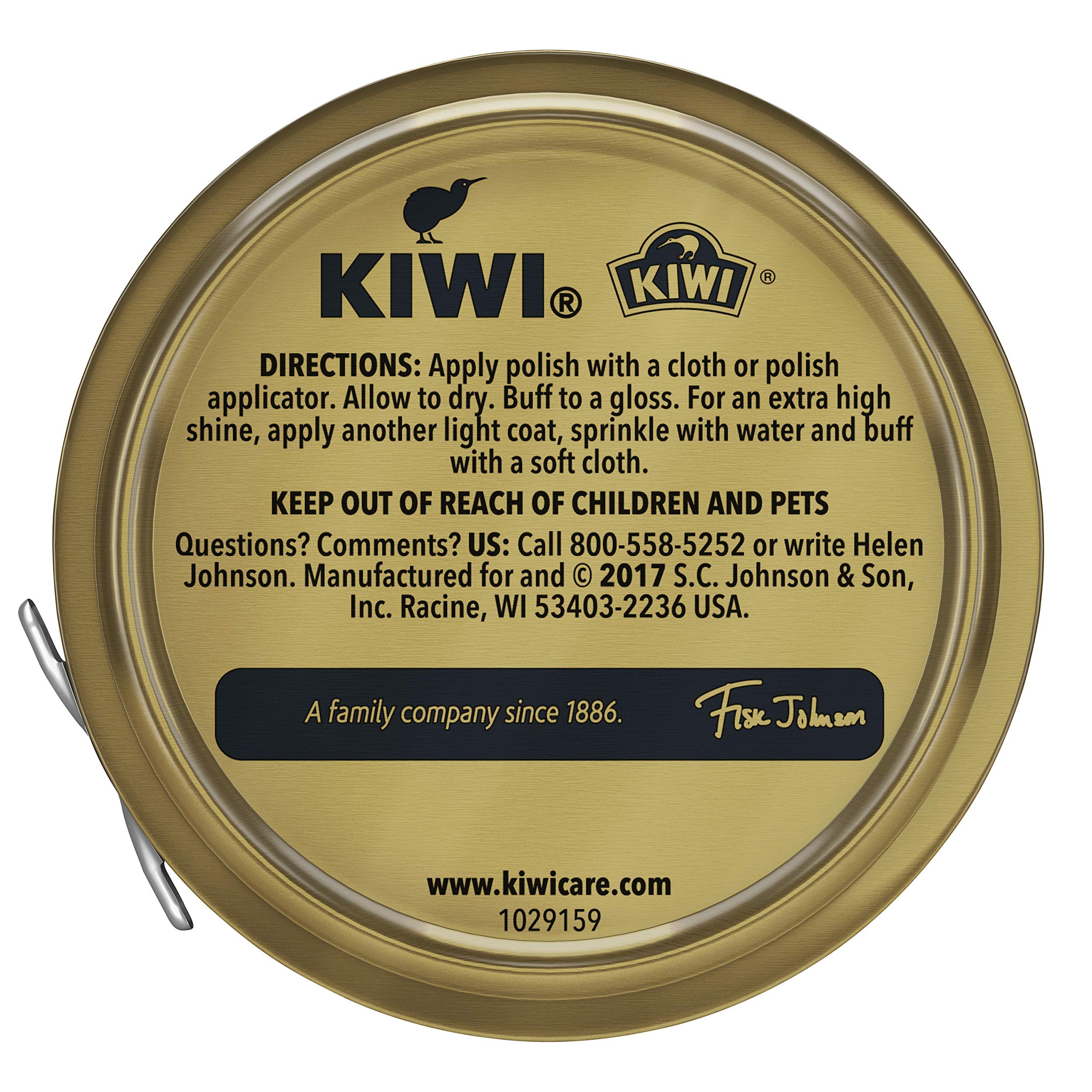 Kiwi Cordovan Shoe Polish, 1-1/8 oz