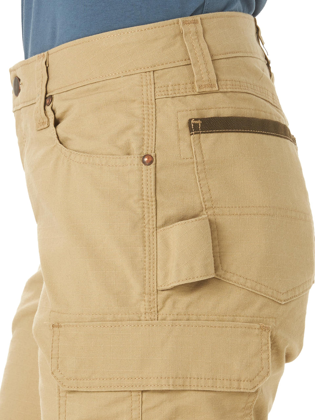 Wrangler Riggs Workwear Women's Ranger Cargo Pant, Golden Khaki, 8W x 34L
