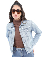 Ketch WomenS A-Line Coat (Khjk000094_Blue