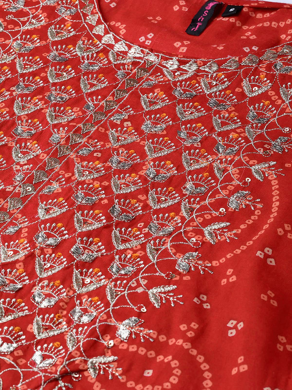 Ishin Cotton Women'S Regular Kurta