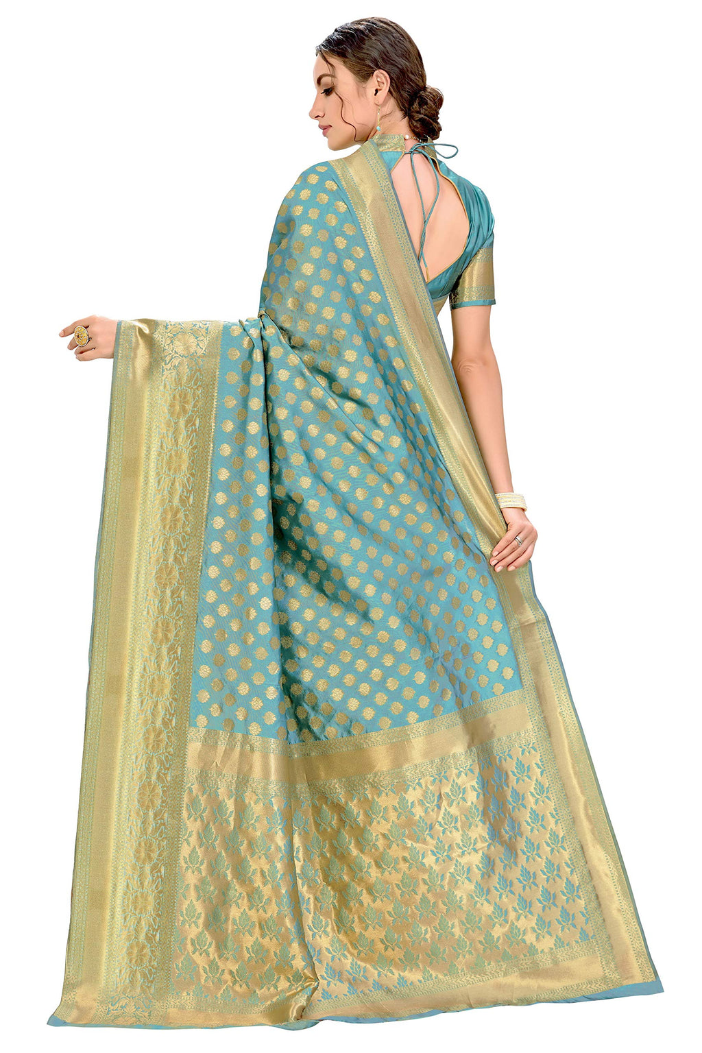 Glory Sarees Womens Art Silk Kanchipuram Saree