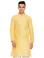 Be Active MenS Traditional Embroidered Lucknowi Full Sleeves Kurta || Cotton Kurta For Men || Men Kurta For Wedding || Kurta Fo