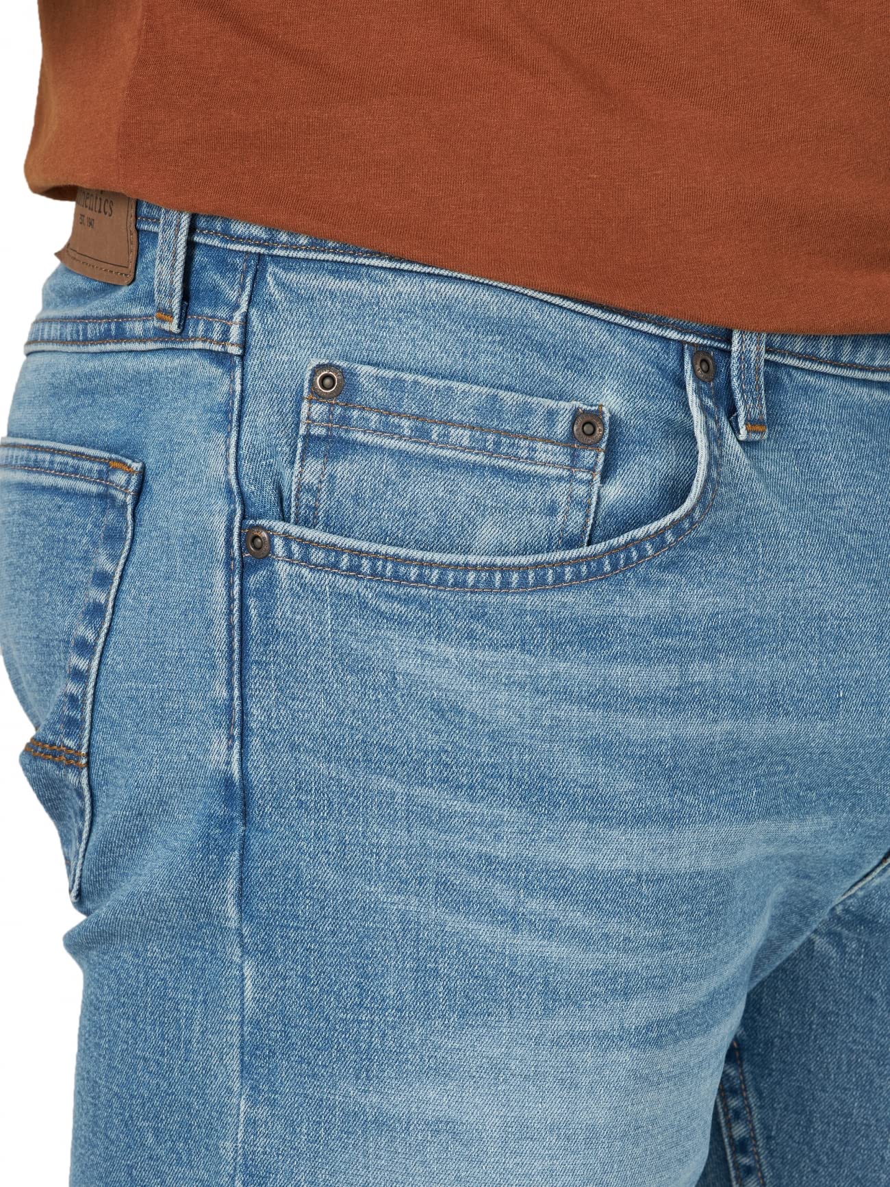 Wrangler Authentics Men's Slim Fit Straight Leg Jean, Beckett, 34W x 32L