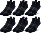 Pair of Thieves Mens Athletic Performance Socks - 6 Pack Cushioned Low Cut Socks for Men