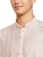 Be Active MenS Traditional Embroidered Lucknowi Full Sleeves Kurta || Cotton Kurta For Men || Men Kurta For Wedding || Kurta Fo