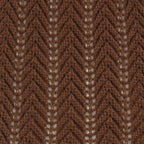 CHEVRON KNIT SCARF - BROWN