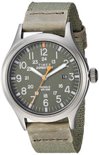 Timex Men's Expedition Scout 40mm Watch - Gray Case Green Dial with Green Fabric Strap