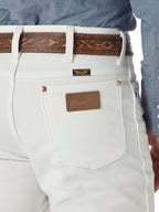 Wrangler mens 0936 Cowboy Cut Slim Fit jeans, White, 27W x 32L US