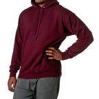 Unisex Ecosmart 5050 Pullover Hooded Sweatshirt - WHITE - S(D0102H7K3IX)