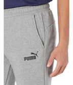PUMA Men's Essentials Fleece Sweatpants (Available in Big and Tall Sizes), Medium Gray Heather Open Leg AH21, XXS