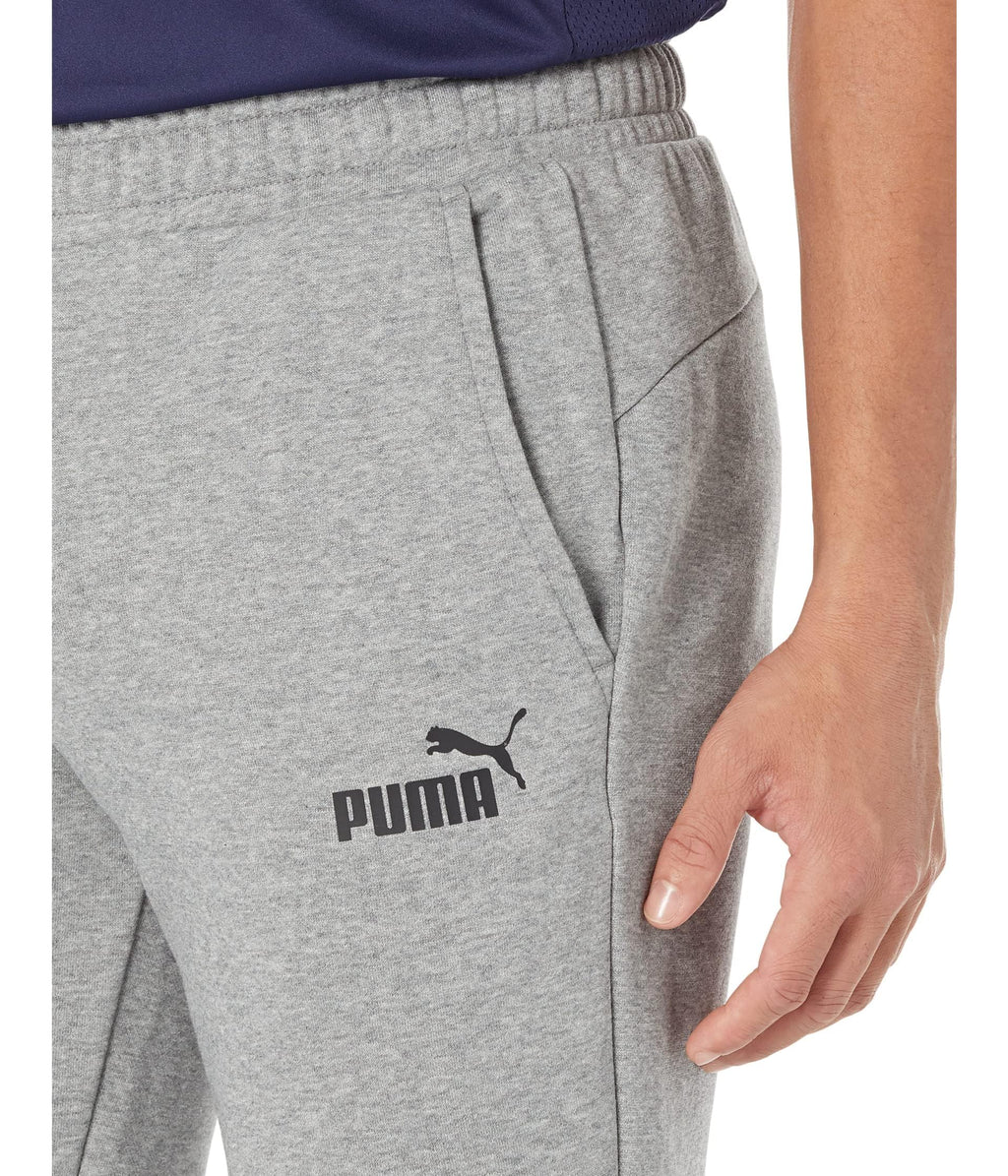 PUMA mens Essentials Fleece Sweatpants, Medium Gray Heather, Large US