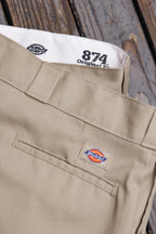 Dickies Men's Original 874 Work Pant, Khaki, 34W x 28L
