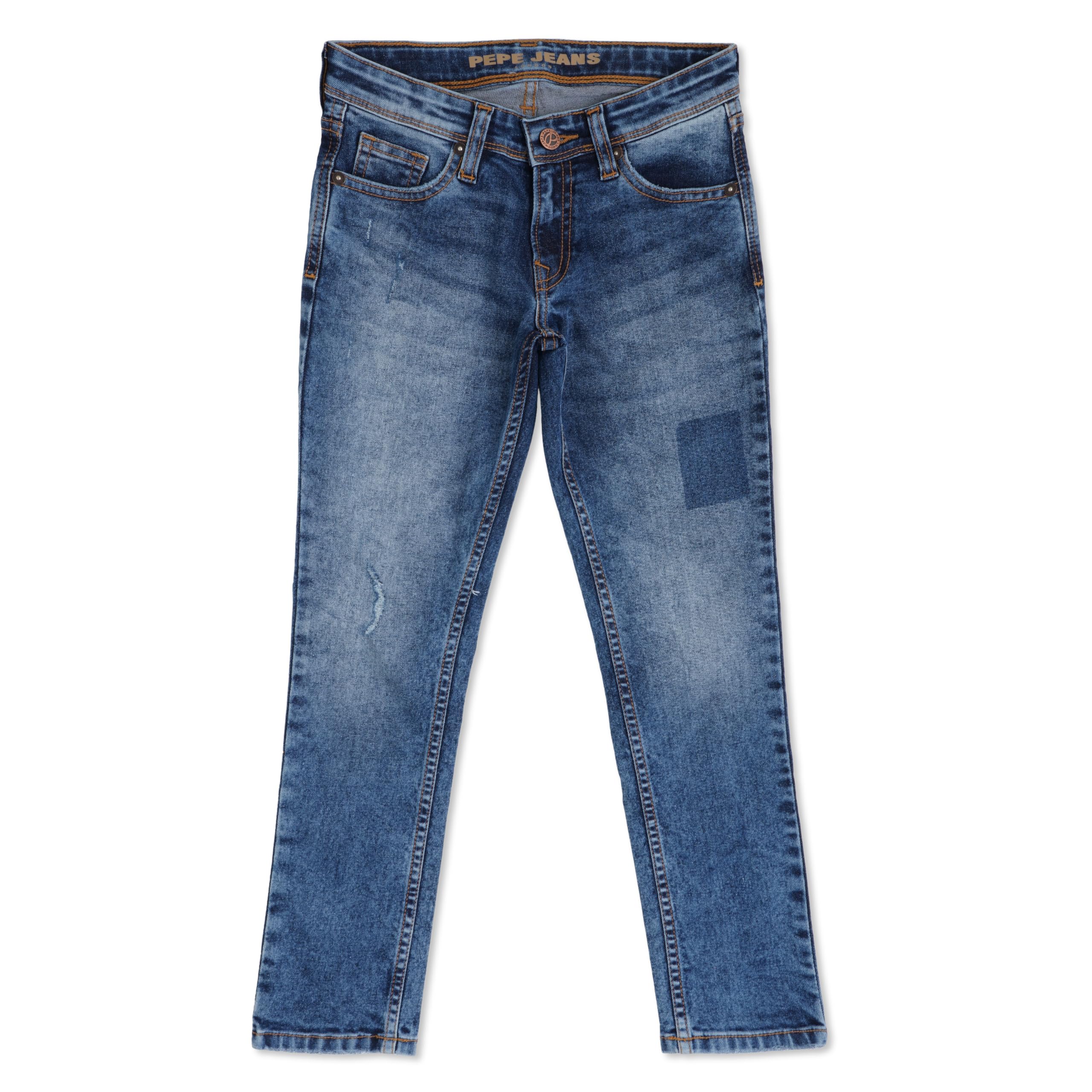 Pepe Jeans BoyS Slim Jeans (Pb201965J67_Med Dark Denim