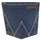 Wrangler Women's Retro Mae Mid Rise Stretch Boot Cut Jean, Wash Dark, 1W x 34L