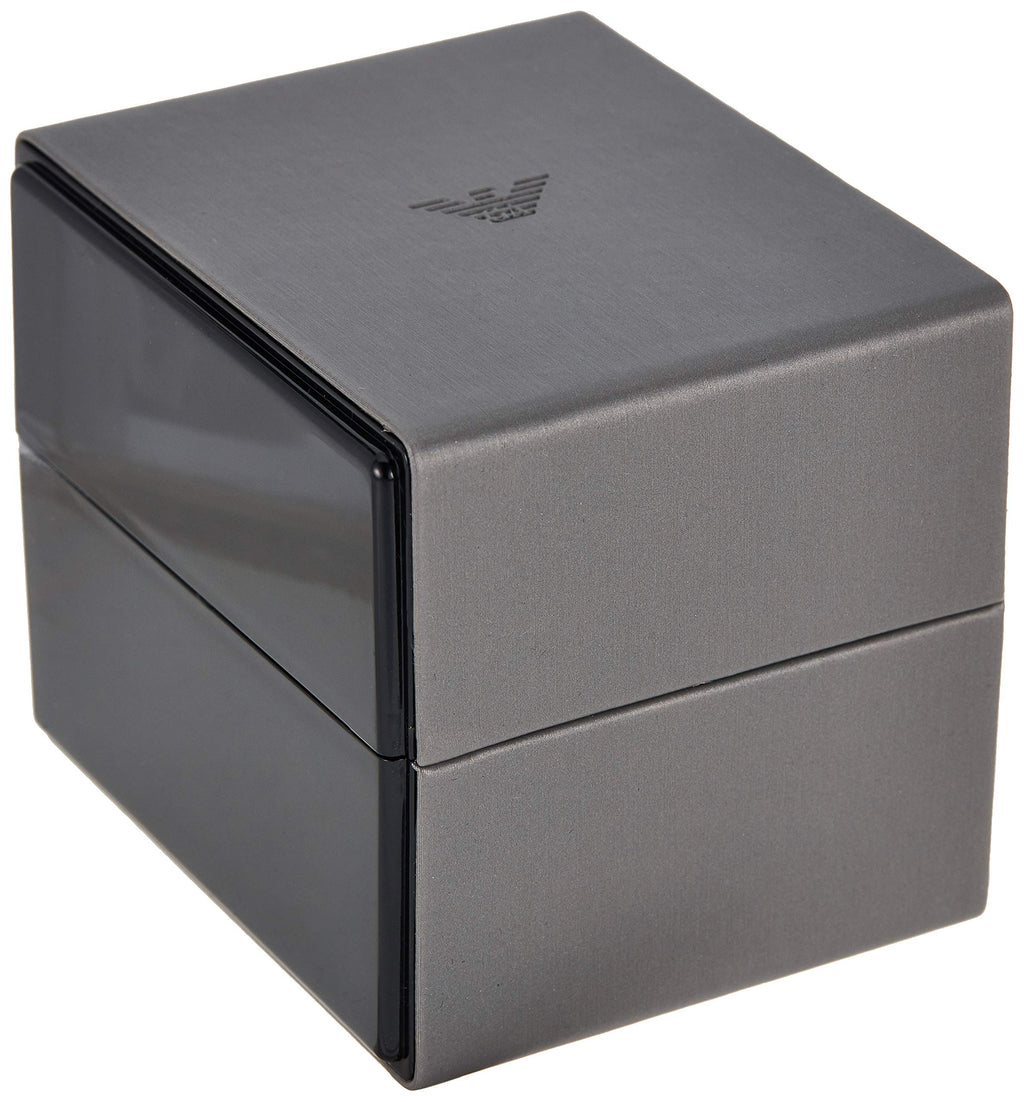 Emporio Armani Men's Chronograph Black Leather Watch (Model: AR1917)