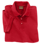 Mens 6 oz Ringspun cotton Piqu Short-Sleeve Polo - WHITE - 5XL(D0102H7KYJ2)