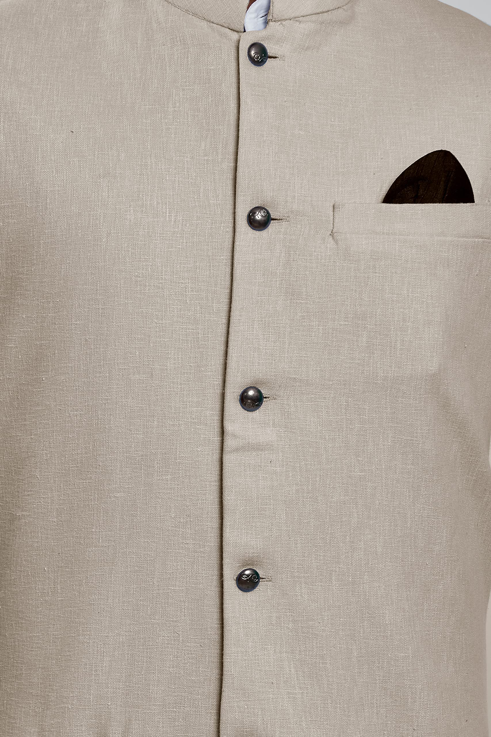 BE ACTIVE Mens Linen Blend Nehru Jacket With Mandarin Collar || Ethnic Koti For Men || Men Koti Formal|| Men Koti Wedding (RFKT