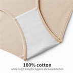 Angelhood 6 Pack Womens Cotton Maternity Underwear,Healthy Maternity Pregnancy Panties Postpartum Mother Under Bump Underwear X-