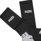 PUMA mens PUMA Men s 6 Pack Crew Socks, Black/Grey, 10 13 US