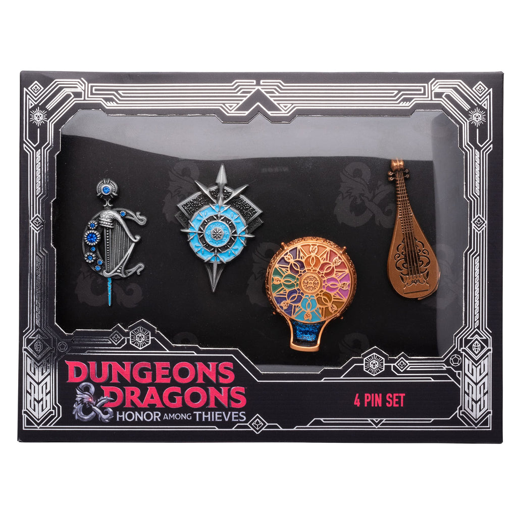 Dungeons & Dragons Honor Among Thieves 4-Piece Metal Pin Set