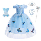 Dressy Daisy Baby-girls Princess Dress costume with Accessories christmas Halloween Fancy Dresses Up Butterfly Size 24 Months Bl
