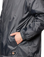 Mens Fleece-Lined Hooded Nylon Jacket - BLAcK - M(D0102H7ZXX8)