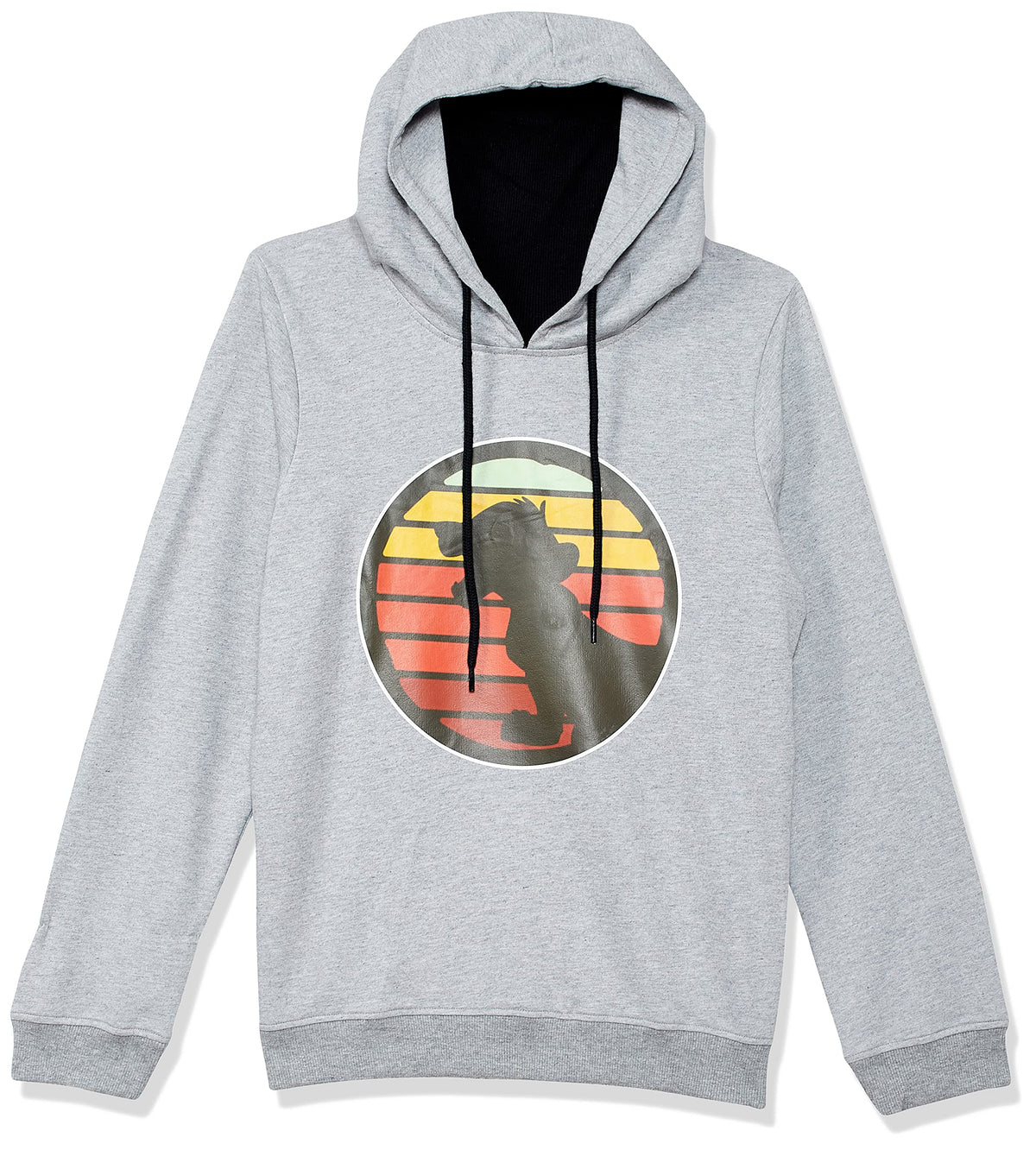 Lion King by Wear Your Mind Boys Cotton Hooded Sweatshirt (DLKNSW0001.4_Grey_1314Y) 13-14