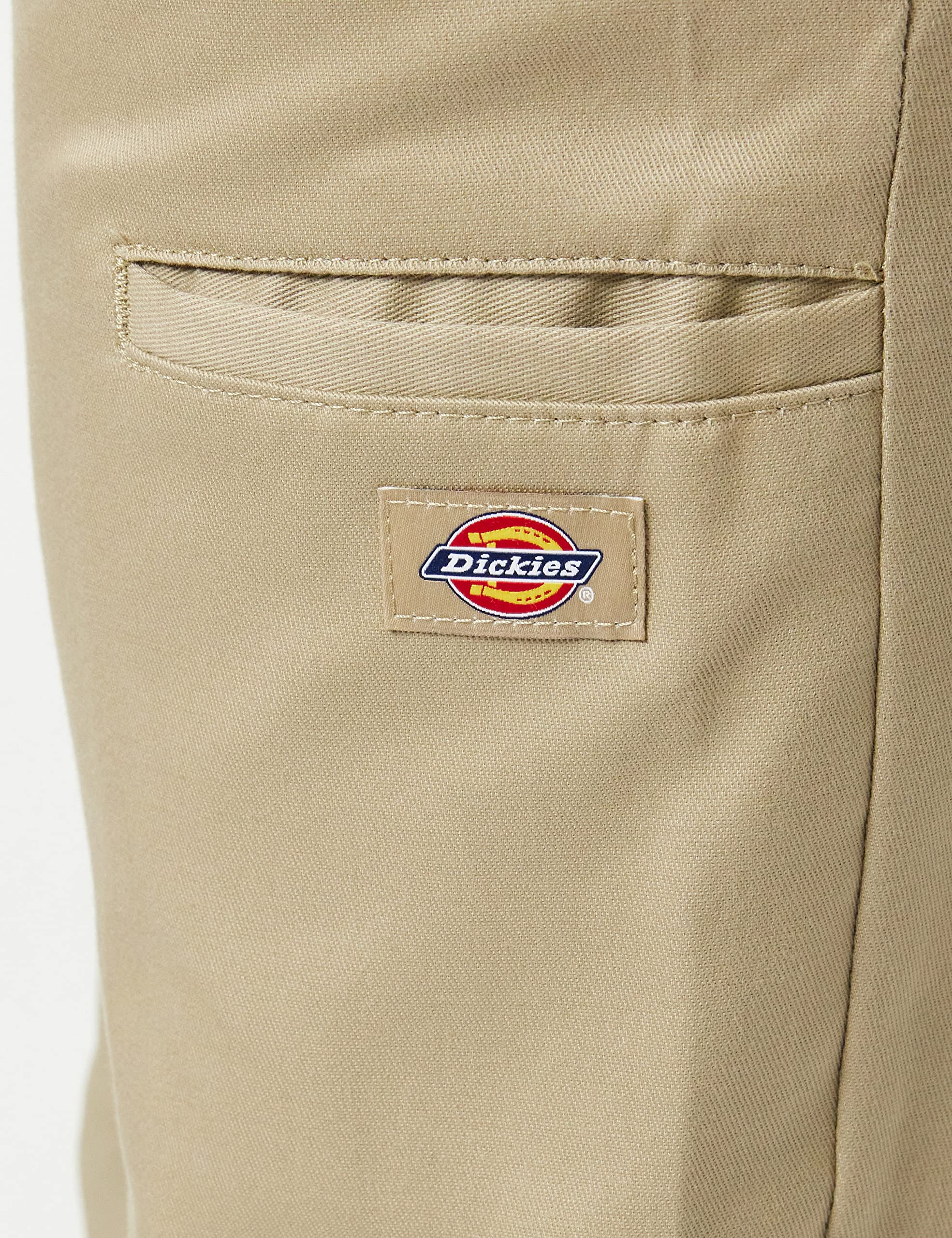 Dickies mens Skinny Straight-fit work utility pants, Desert Sand, 28W x 30L US