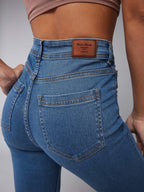 Miss Chase Womens Skinny Fit High/Mid Rise Regular Length Stretchable Denim Jeans