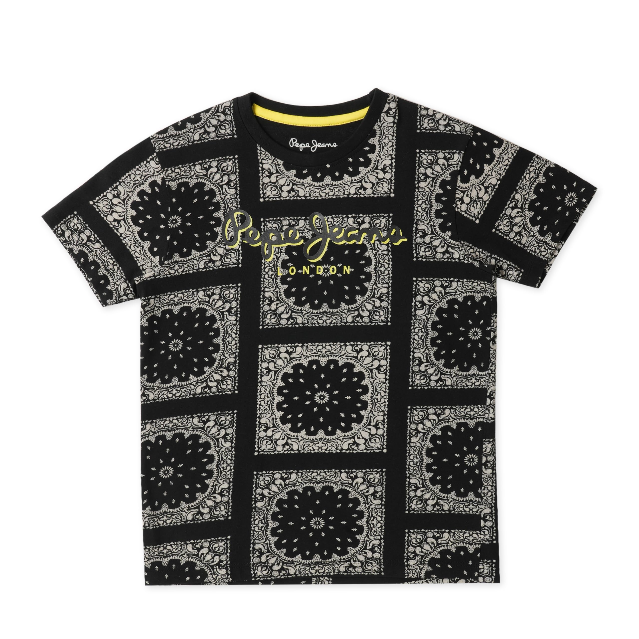 Pepe Jeans BoyS Regular Fit T-Shirt (Pb50363399916_Black
