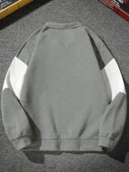 Noble Monk MenS Baggy Fit Sweatshirt | Drop Shoulder Oversized Sweatshirt | Long Sleeve Zip With Collared Sweatshirts For MenS