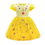 Dressy Daisy Princess Dress Up Clothes Halloween Fancy Party Tulle Skirt Summer Outfit for Toddler Girls Size 5T, Style 22