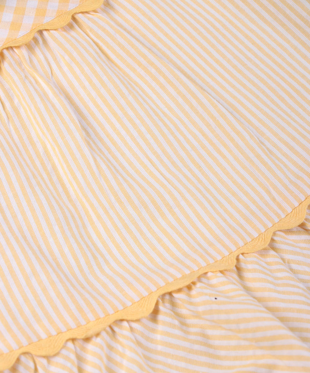 Beebay Kids Girls Y/d lace Detail Dress Yellow