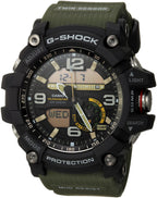 Casio Mens GG-1000-1A3CR Mudmaster G-SHOCK Quartz Casual Watch, Green
