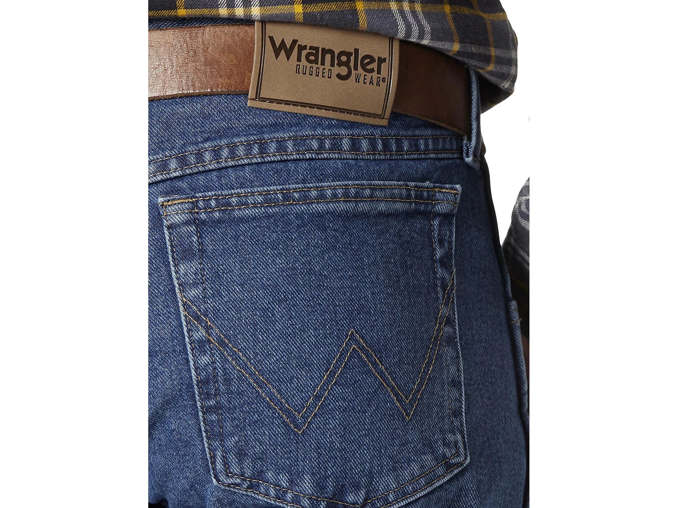 Wrangler Men's Big and Tall Rugged Wear Relaxed Fit Jean ,Antique Indigo,52x30
