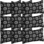 20 Pcs Sport Makeup Bag Sport Cosmetic Bag Canvas Gifts Softball Volleyball Football Baseball Tennis Accessories for Girls Toile