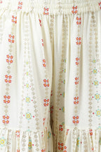 W For Woman Women'S Rayon Geometric Regular Kurta And Trouser Set