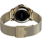 Timex Women's Modern Easy Reader 32mm Watch - Gold-Tone Case White Dial with Gold-Tone Stainless Steel Mesh Bracelet