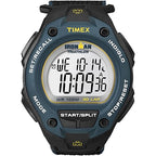 Timex Men's T5K413 Ironman Classic 30 Oversized Black/Blue/Yellow Fast Velcro watch