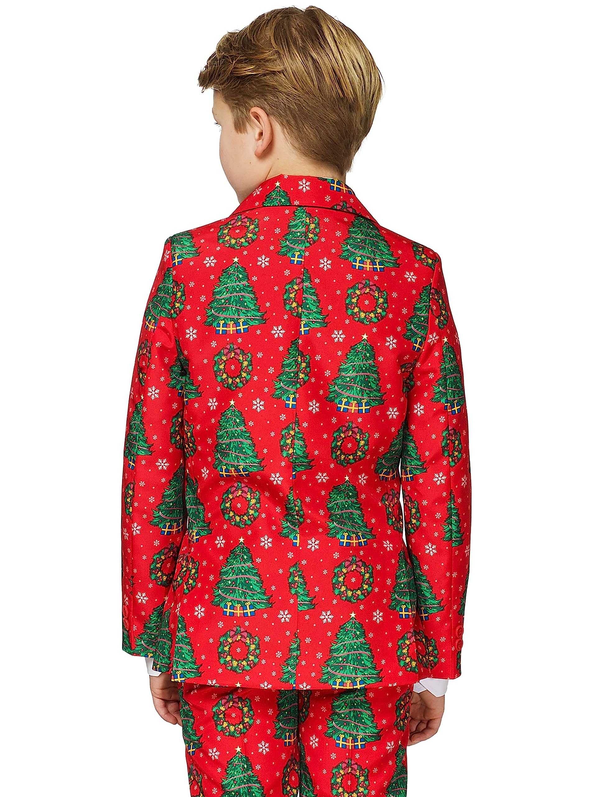 Oppo Suits OSB007SM Christmas Red Suit for Childrens - Small