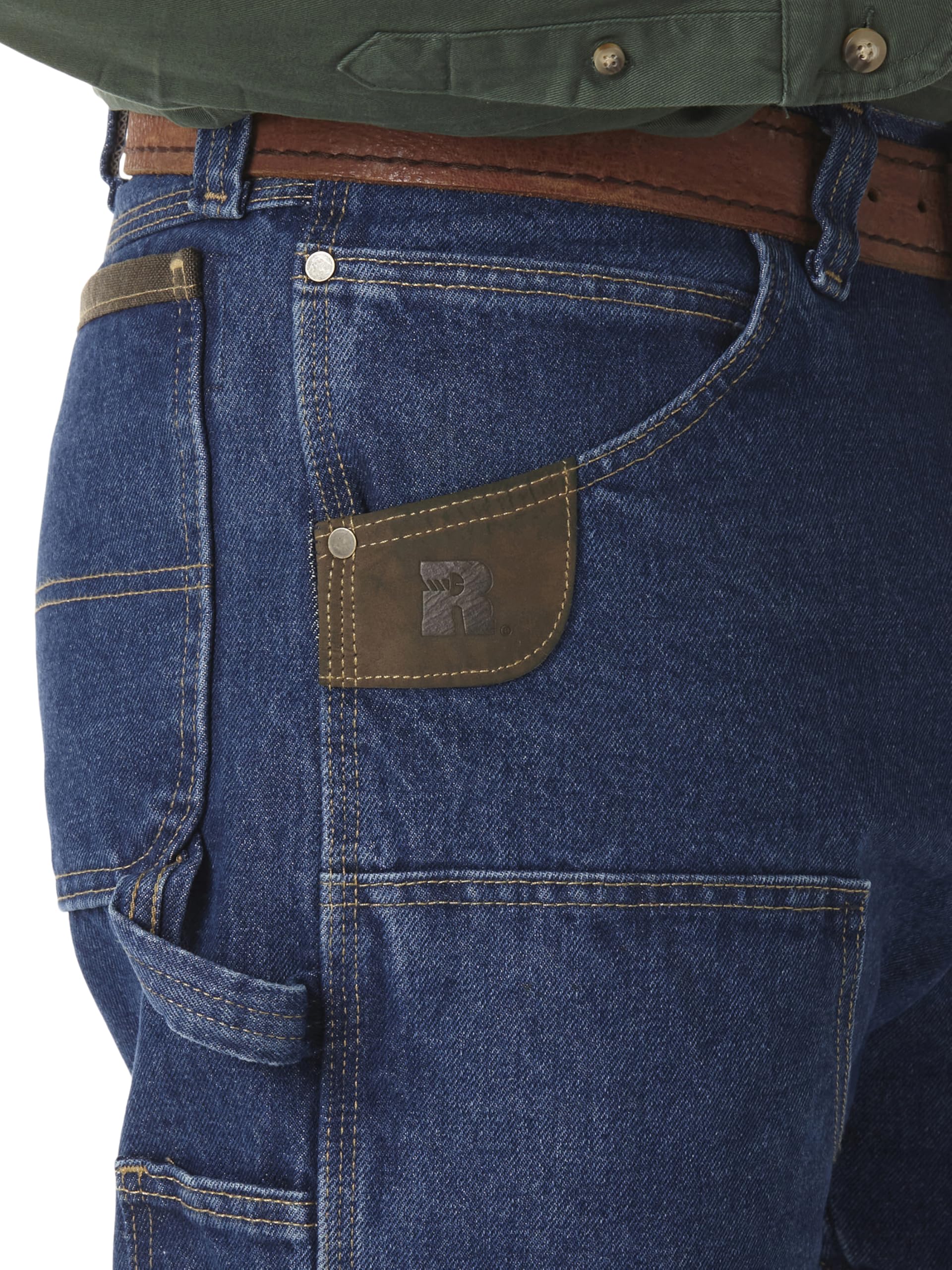 Wrangler Riggs Workwear mens Workhorse jeans, Antique Indigo, 32W x 30L US