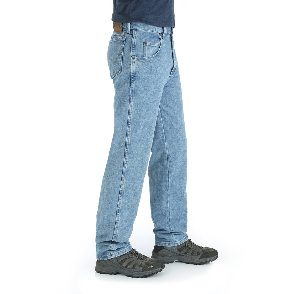 Wrangler Men's Big Rugged Wear Relaxed Fit Jean ,Vintage Indigo,48x34