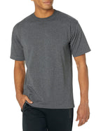 Pro Club Men's Heavyweight Cotton Short Sleeve Crew Neck T-Shirt, Charcoal, 2X-Large