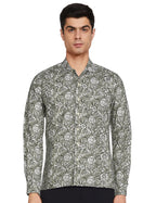Pepe Jeans MenS Floral Slim Fit Casual Shirt (Pm306647_Green Xl)