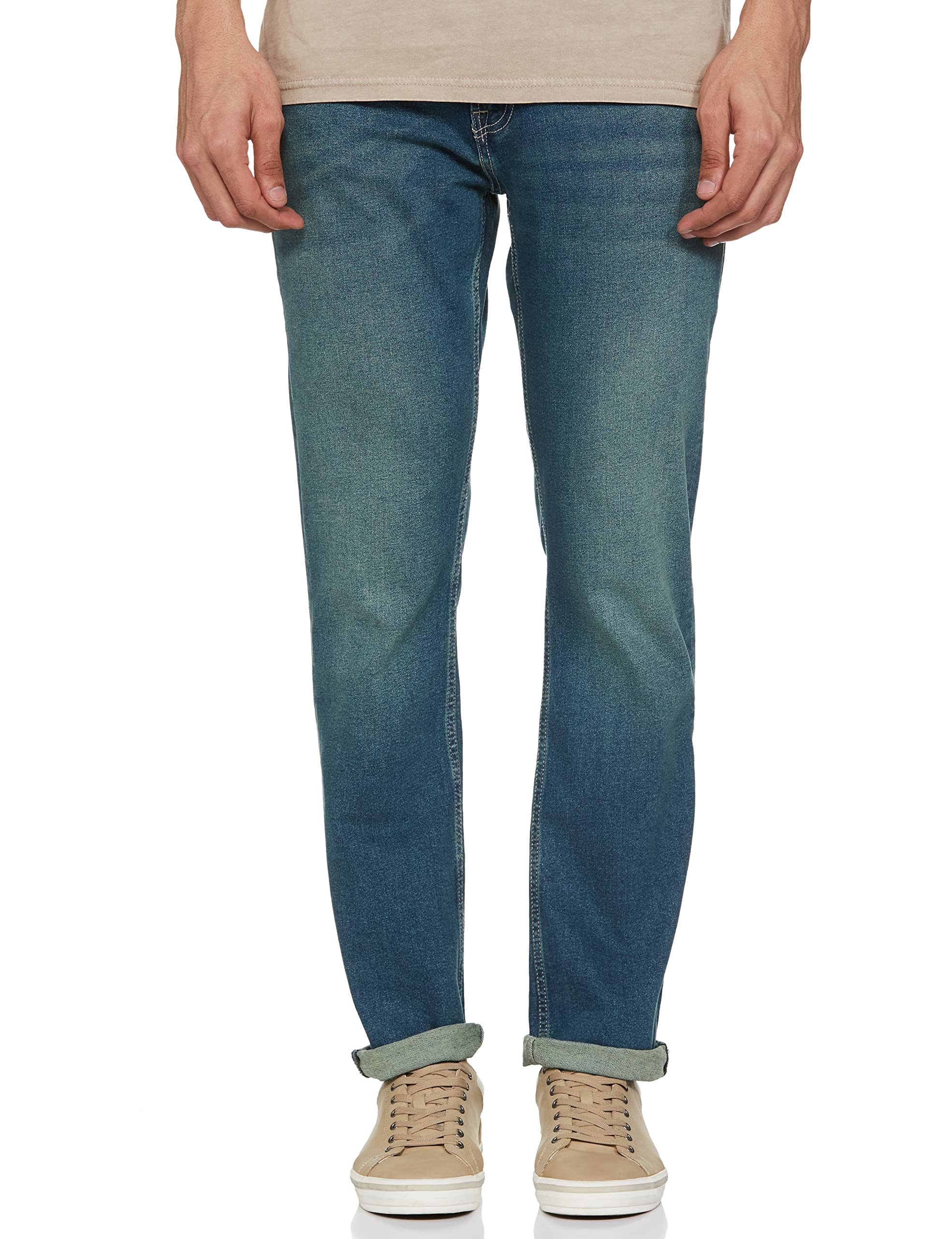 Pepe Jeans MenS Regular Jeans (Pm206833S64_Green Used_38)