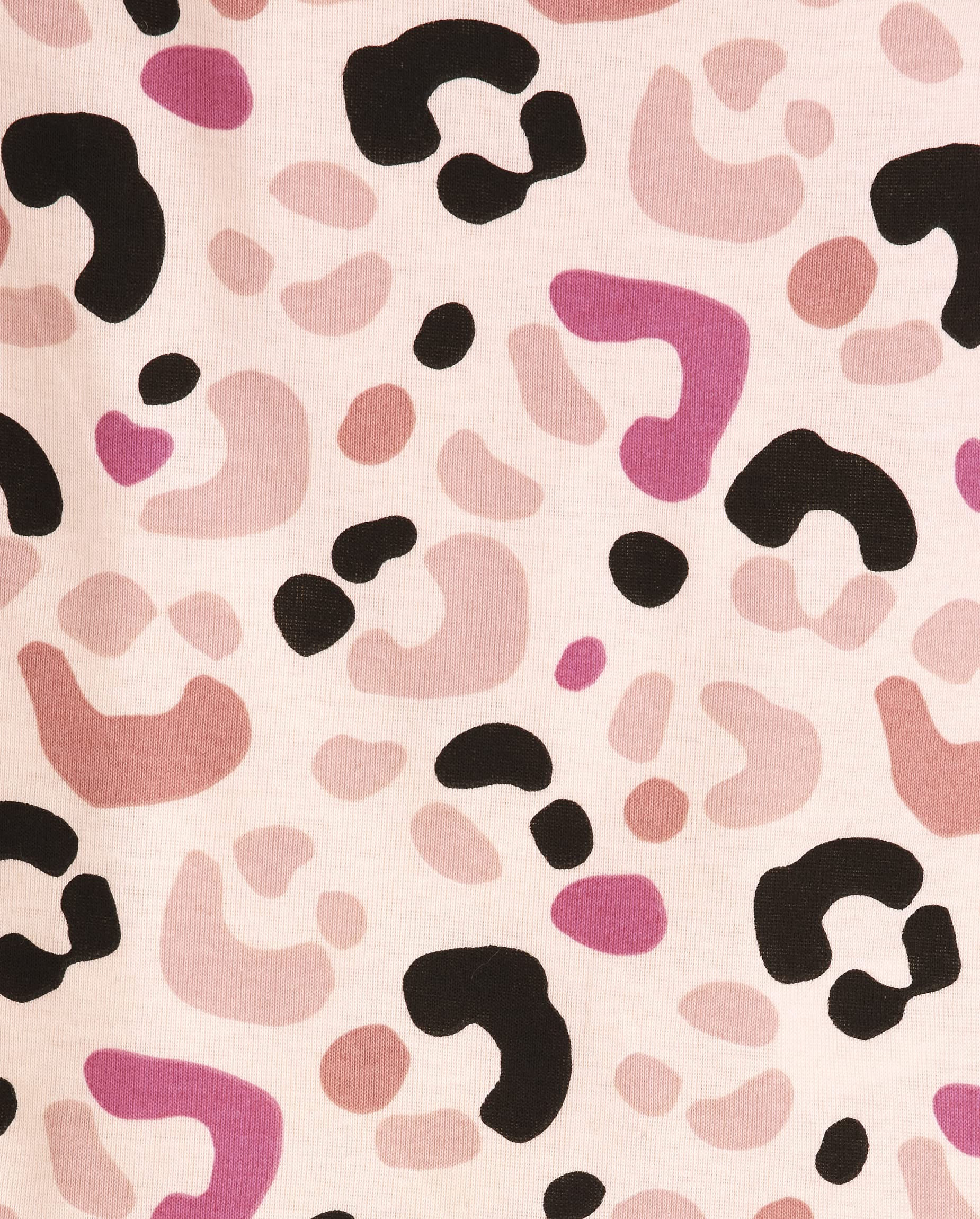 The Children's Place girls Long Sleeve Top and Pants Pajama Set, Leopard 2 Pack, 14 US