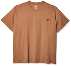Dickies Men's Heavyweight Crew Neck Short Sleeve Tee, Brown Duck Heather, Small
