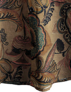 VATPAVE Mens Casual Hawaiian Shirts Short Sleeve Button Down Beach Shirts Tropical Floral Shirts Medium Brown